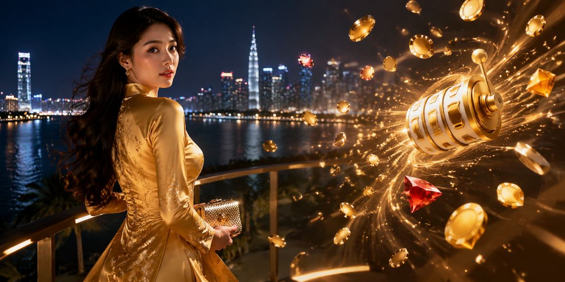 Người chơi trải nghiệm slot game tại Thành phố Hồ Chí Minh với trang phục áo dài